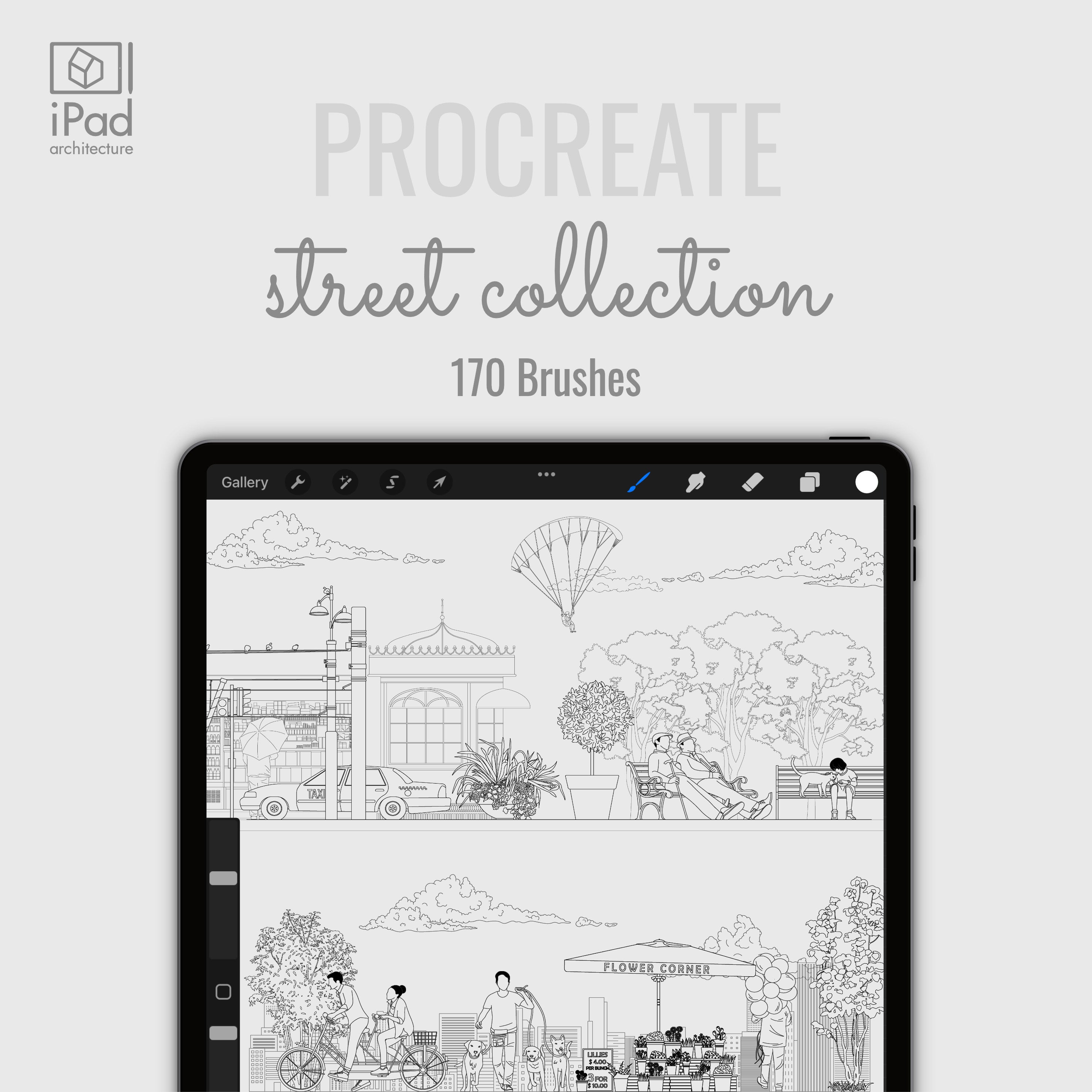 Procreate Architecture Street Collection PNG - Toffu Co