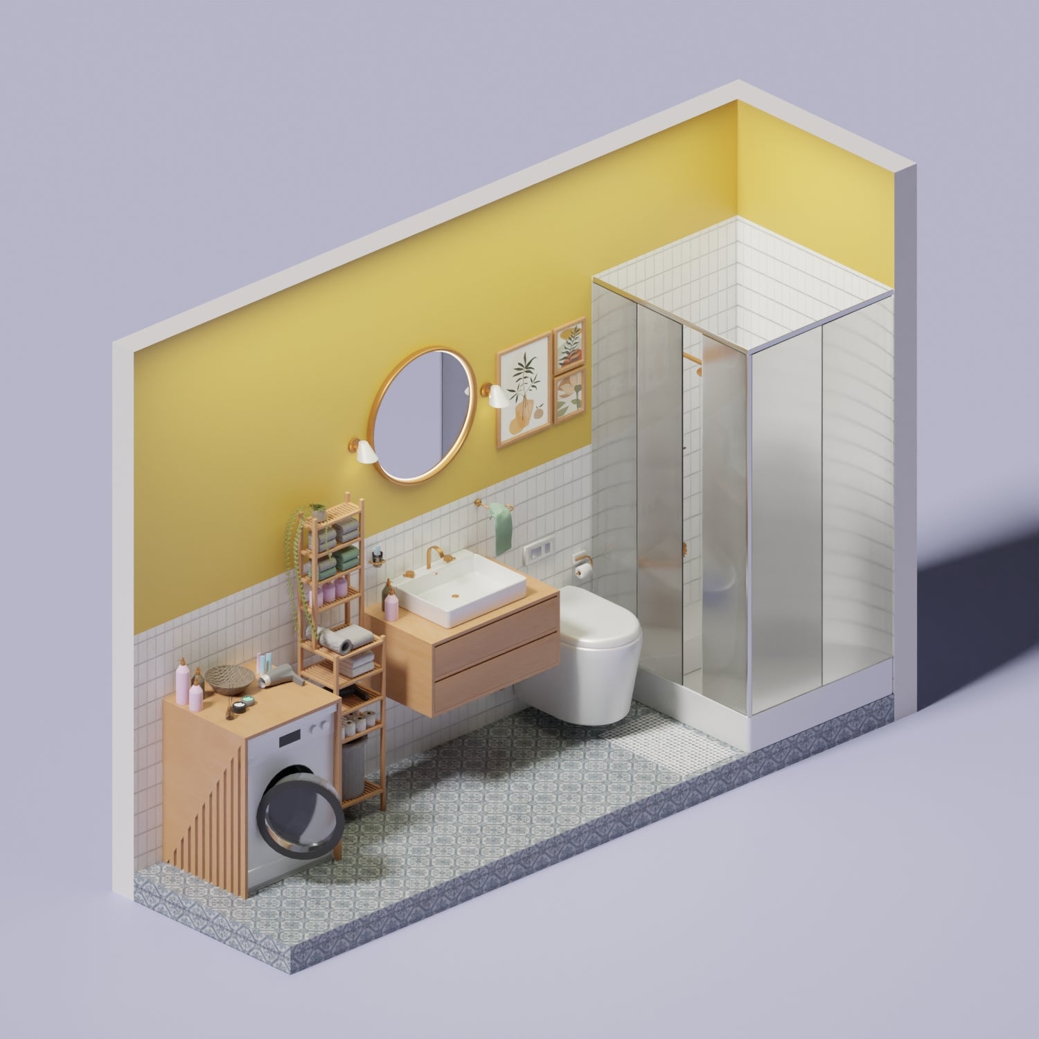 Bathroom accessories | 3D model
