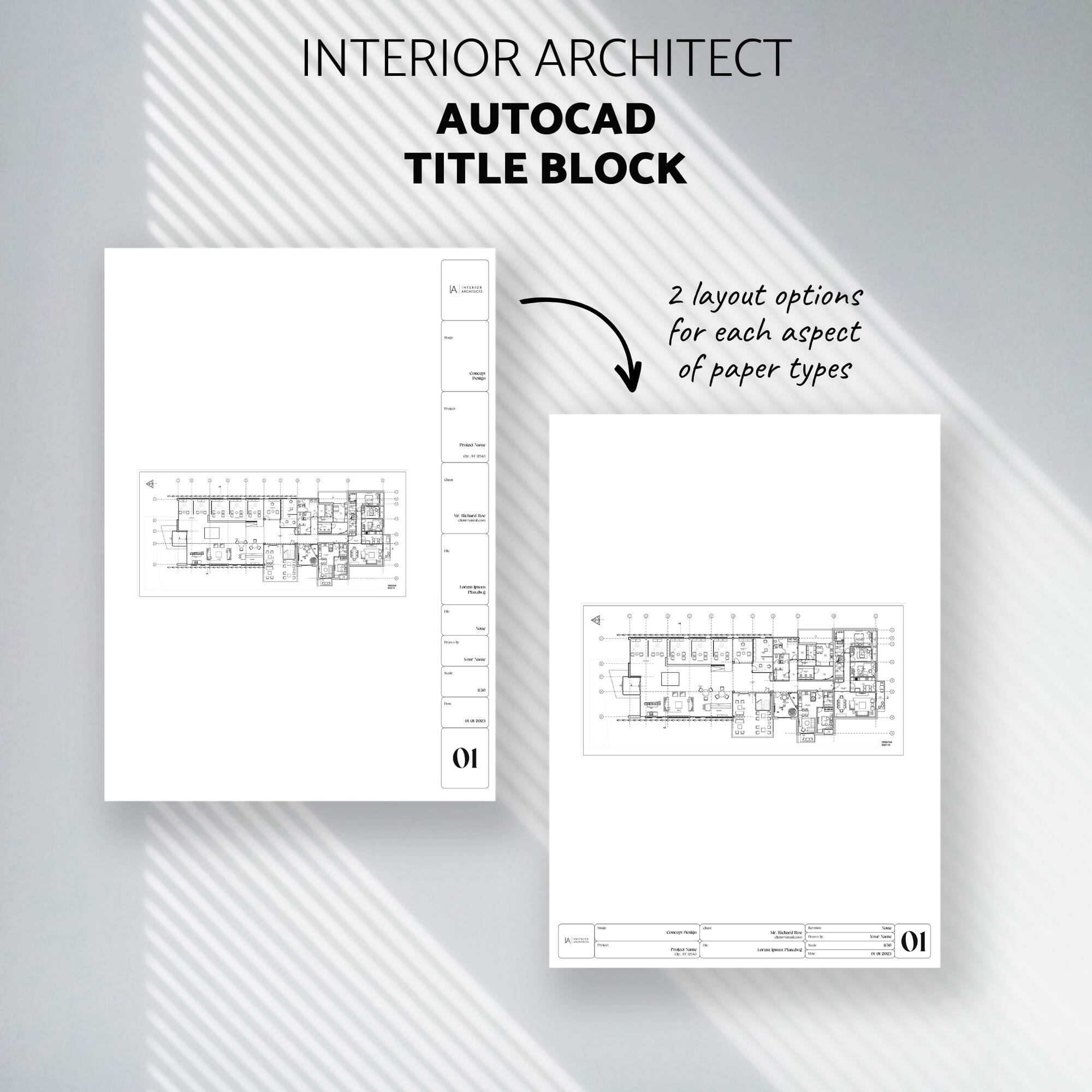 Autocad Title Block Template PNG - Toffu Co