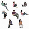 Flat Vector Laptops And Coffee PNG - Toffu Co