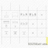 Flat Vector Traditional Southeast Asian Furniture (Kopitiam) PNG - Toffu Co