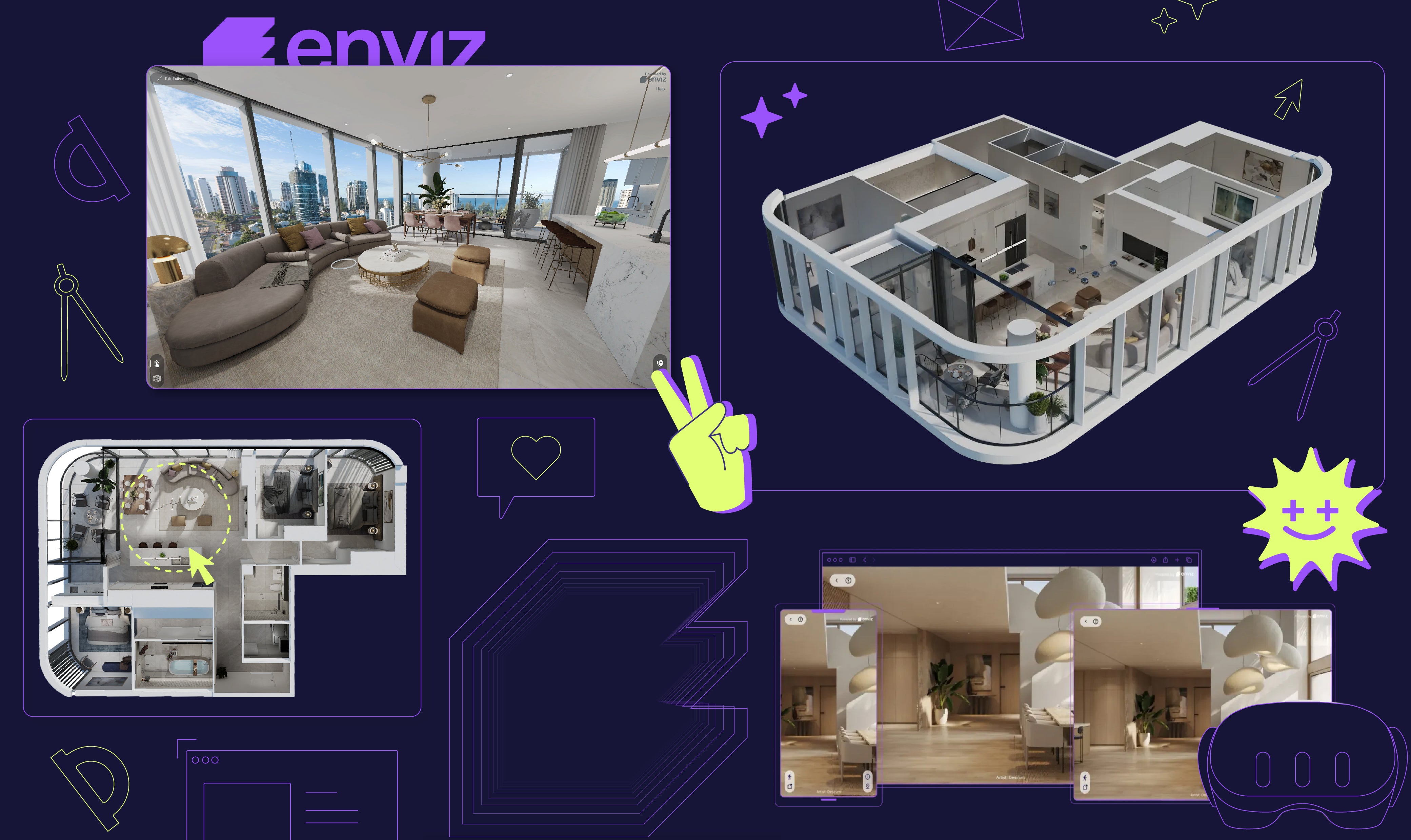 Enviz: Transforming Architectural Plans into Immersive 3D Experiences