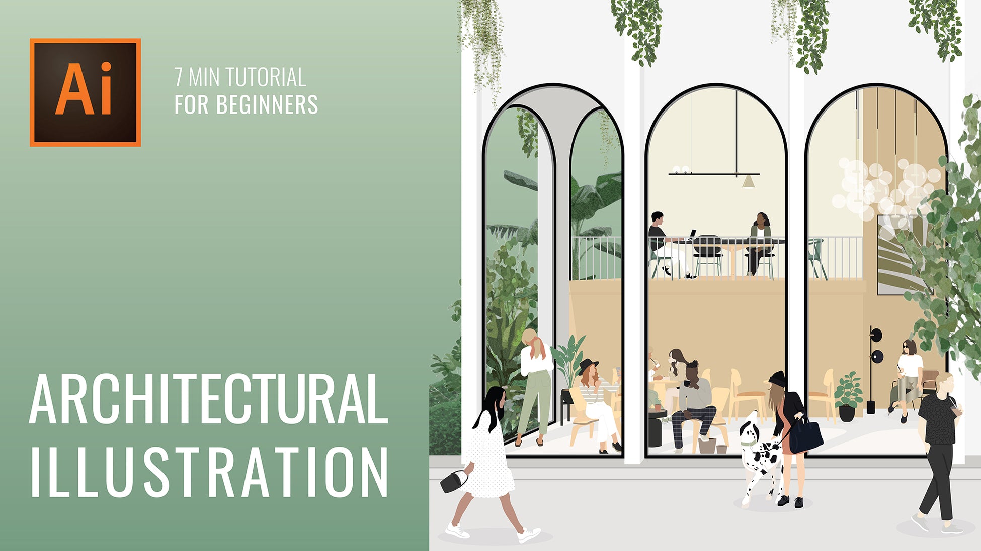 Architectural Illustration Tutorial - Adobe Illustrator For Beginners ...