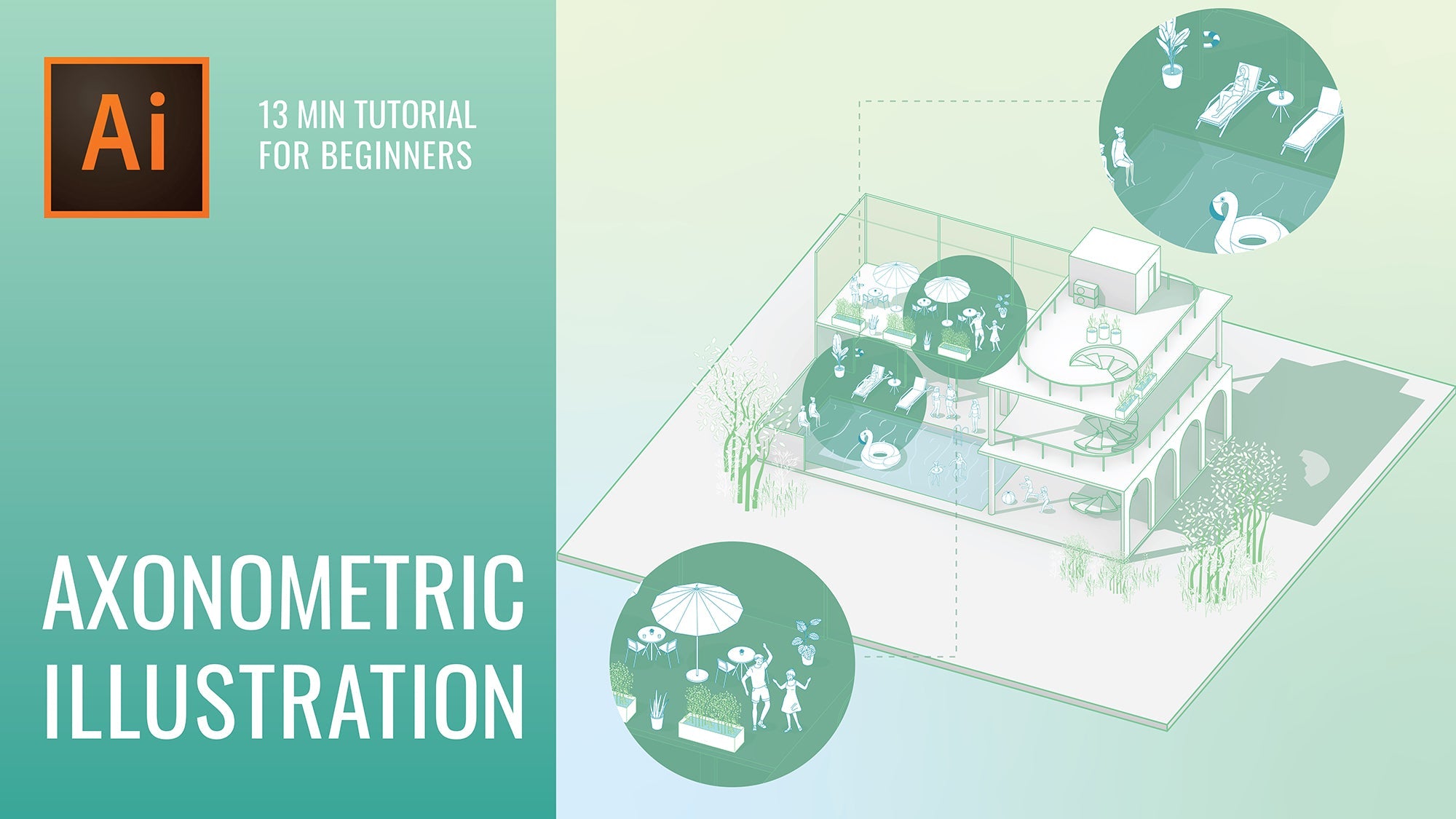 Axonometric Diagram Tutorial - Adobe Illustrator For Beginners | Toffu Blog