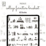 Procreate Collage Furniture Brushset Digital Artwork drawings | Toffu Co