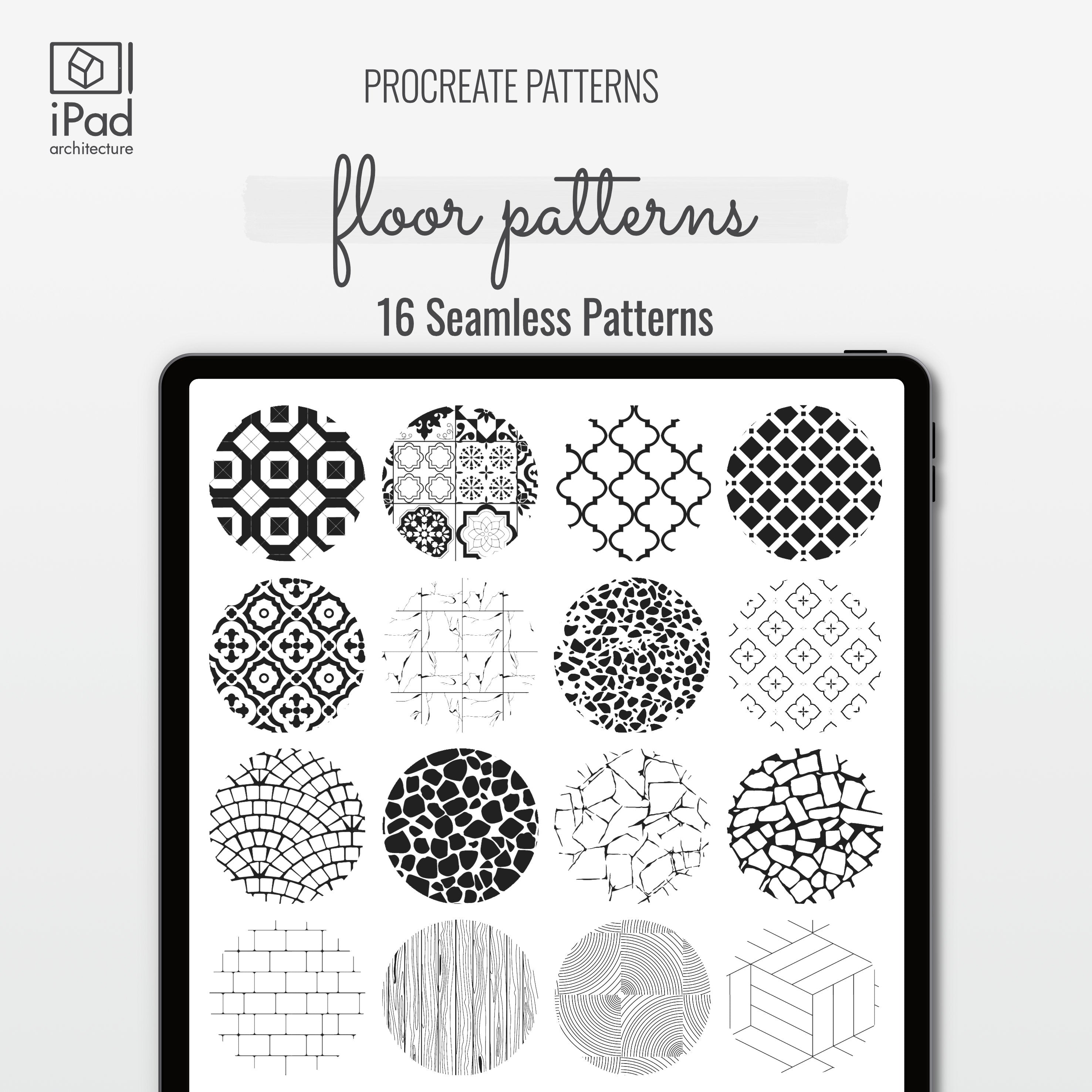 Procreate Floor Patterns PNG - Toffu Co