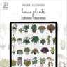 Procreate House Plants Brushset & Illustrations Digital Artwork drawings | Toffu Co