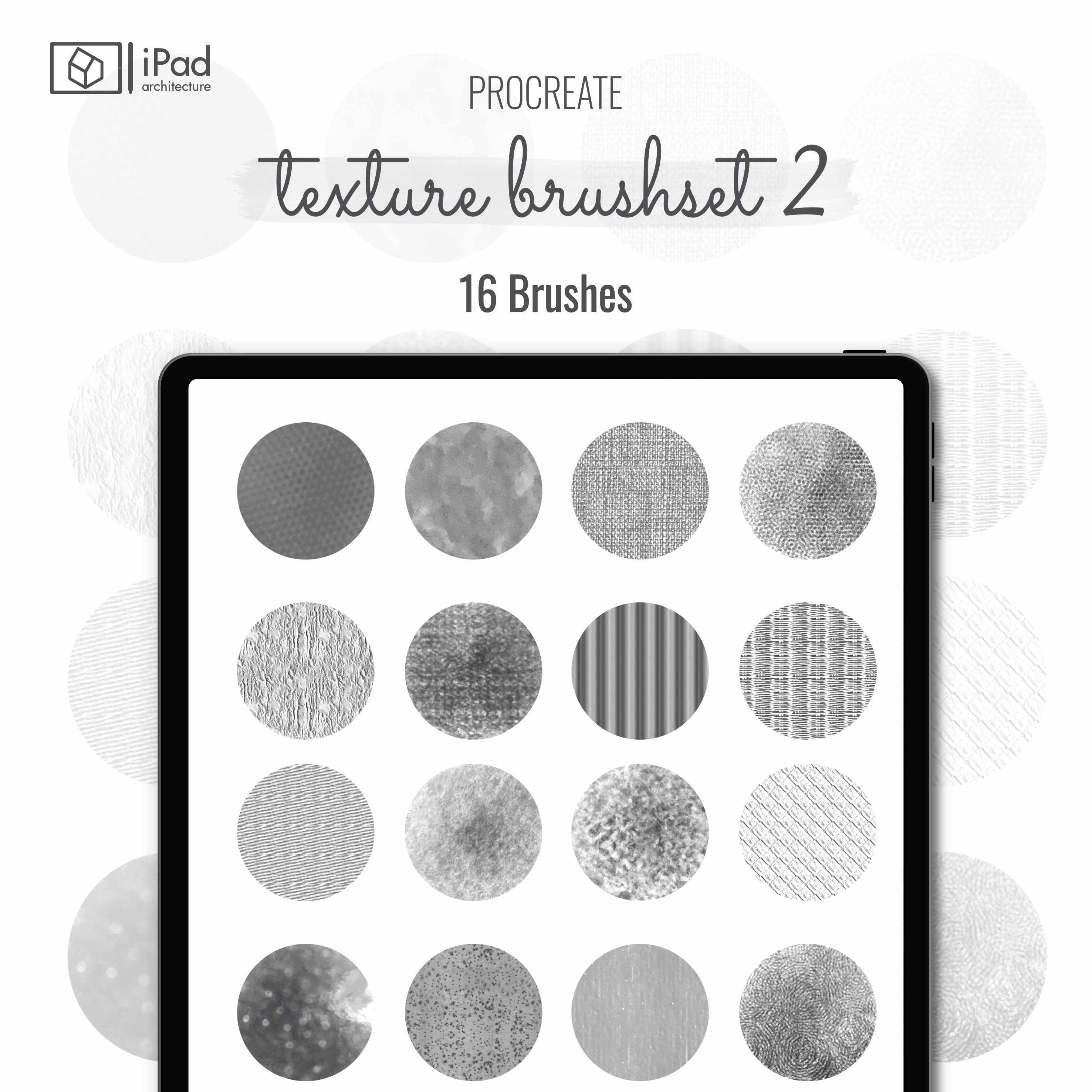 Procreate Texture Brushset 2 PNG - Toffu Co