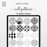 Procreate Wall Patterns Brushset Digital Artwork drawings | Toffu Co