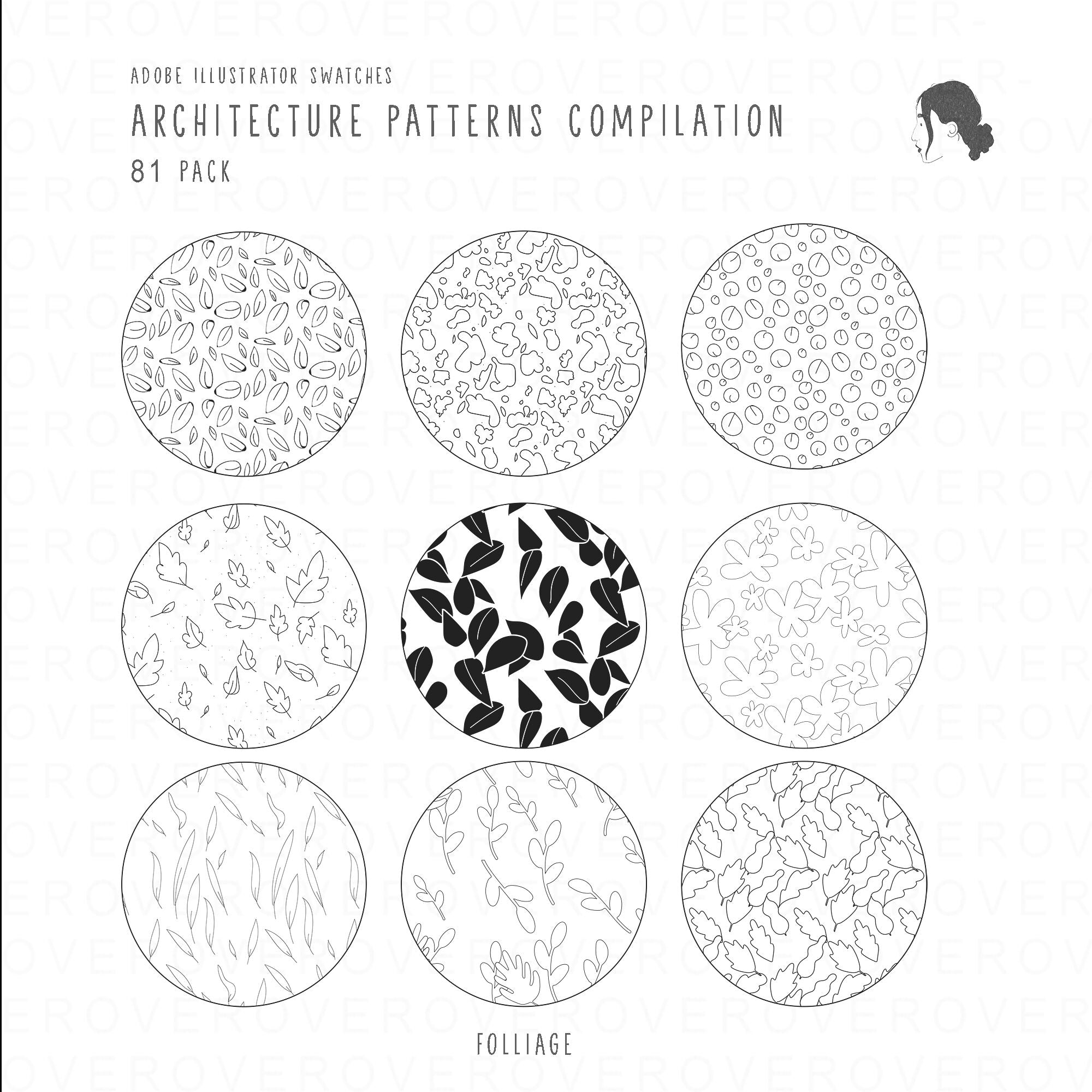Swatch Architecture Patterns Compilation PNG - Toffu Co