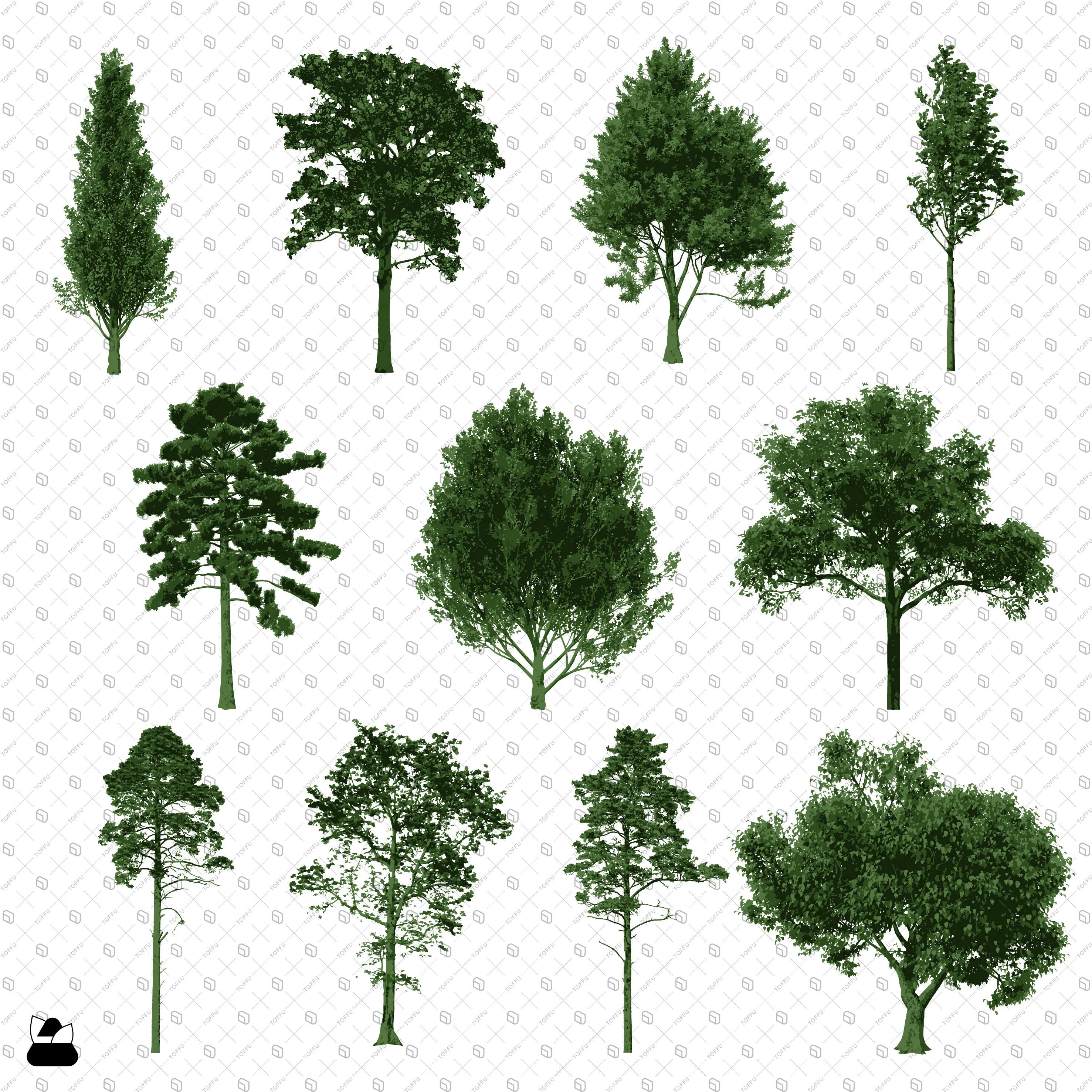 Flat Vector Trees watermark1-01