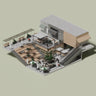 3D Model Mall Public Area PNG - Toffu Co