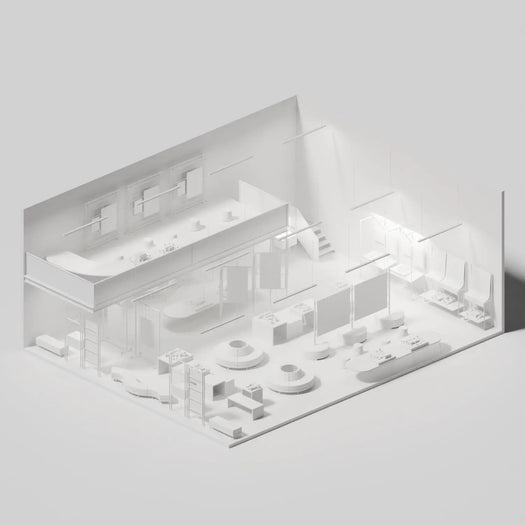 3D Model School of Architecture Exhibition – Toffu Co