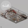 3D Model School of Architecture Bundle PNG - Toffu Co