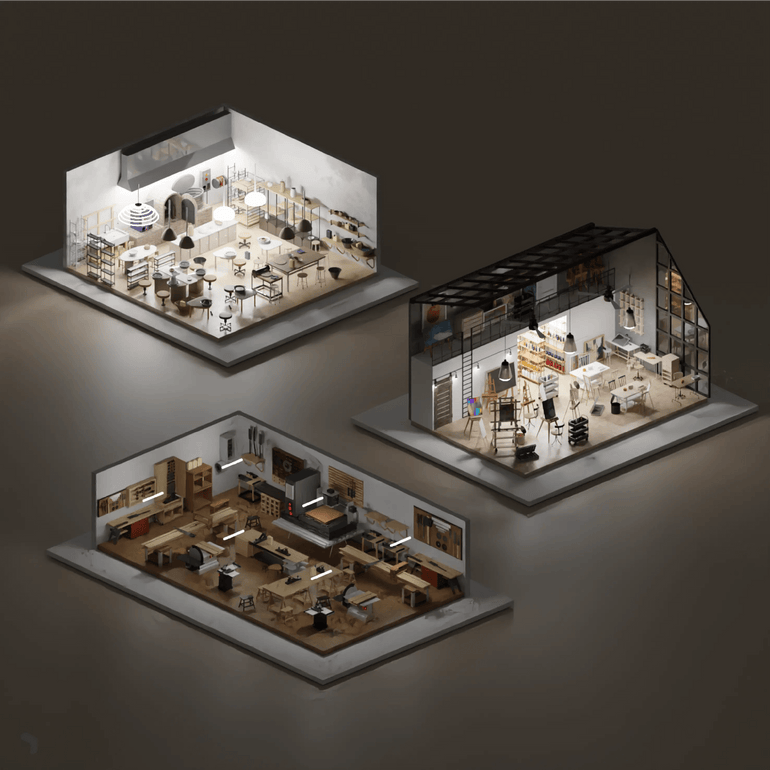 3D Model Workshop Bundle 2 – Toffu Co