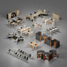 3D Model Collaborative Work Space Setup Digital Artwork drawings | Toffu Co