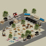 3D Model Festival Area Food Zone PNG - Toffu Co