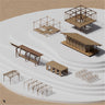 3D Model Wooden Structures PNG - Toffu Co