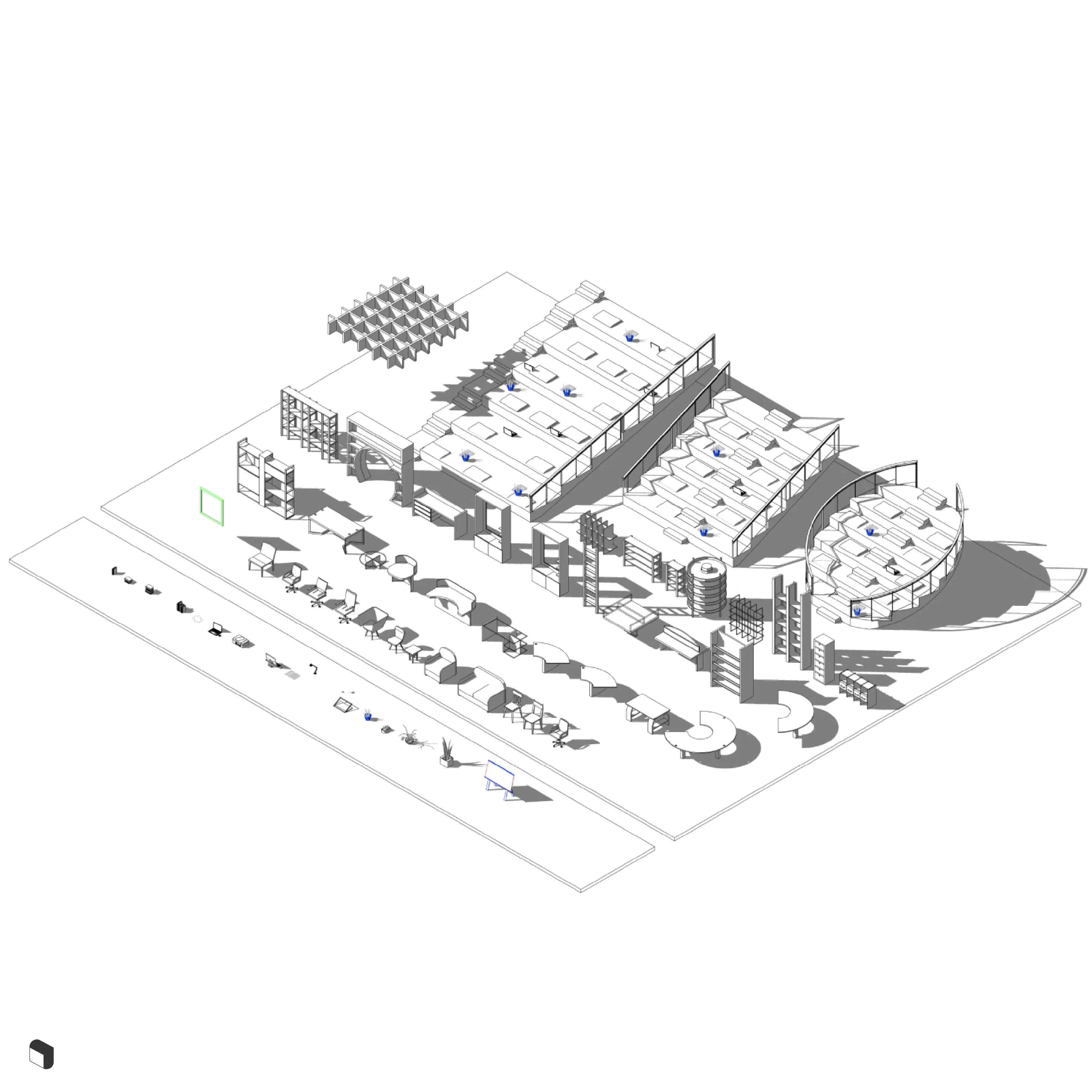3D Model Revit Library – Toffu Co