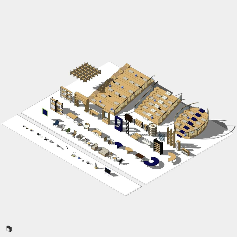 3D Model Revit Library – Toffu Co