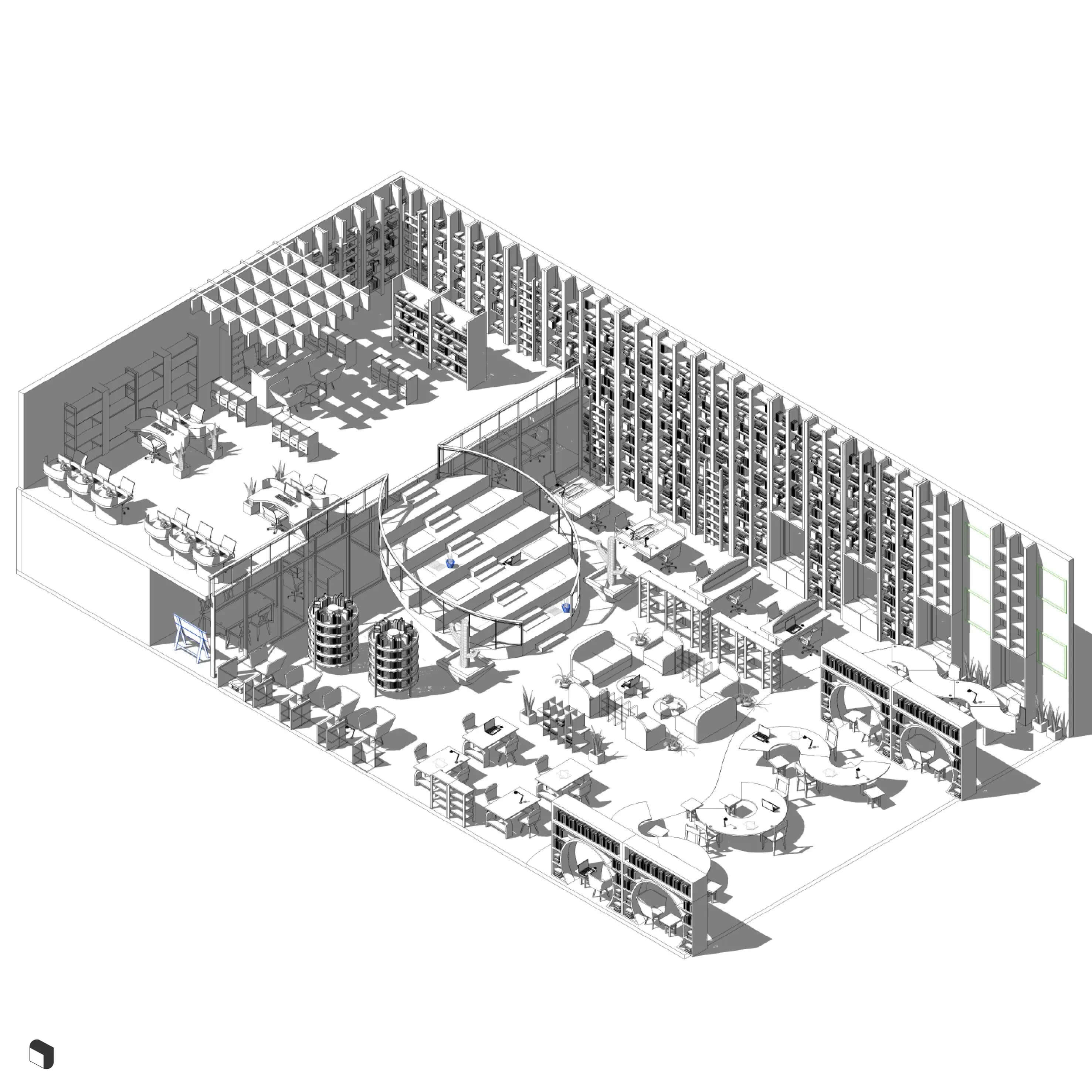 3D Model Revit Library | Toffu Co