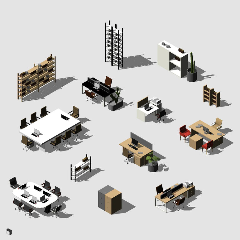 Office Furniture Revit Models at Christopher Shirley blog