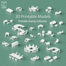 3D Model Printable Seating Collection Digital Artwork drawings | Toffu Co