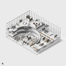3D Model Revit Art Gallery Digital Artwork drawings | Toffu Co
