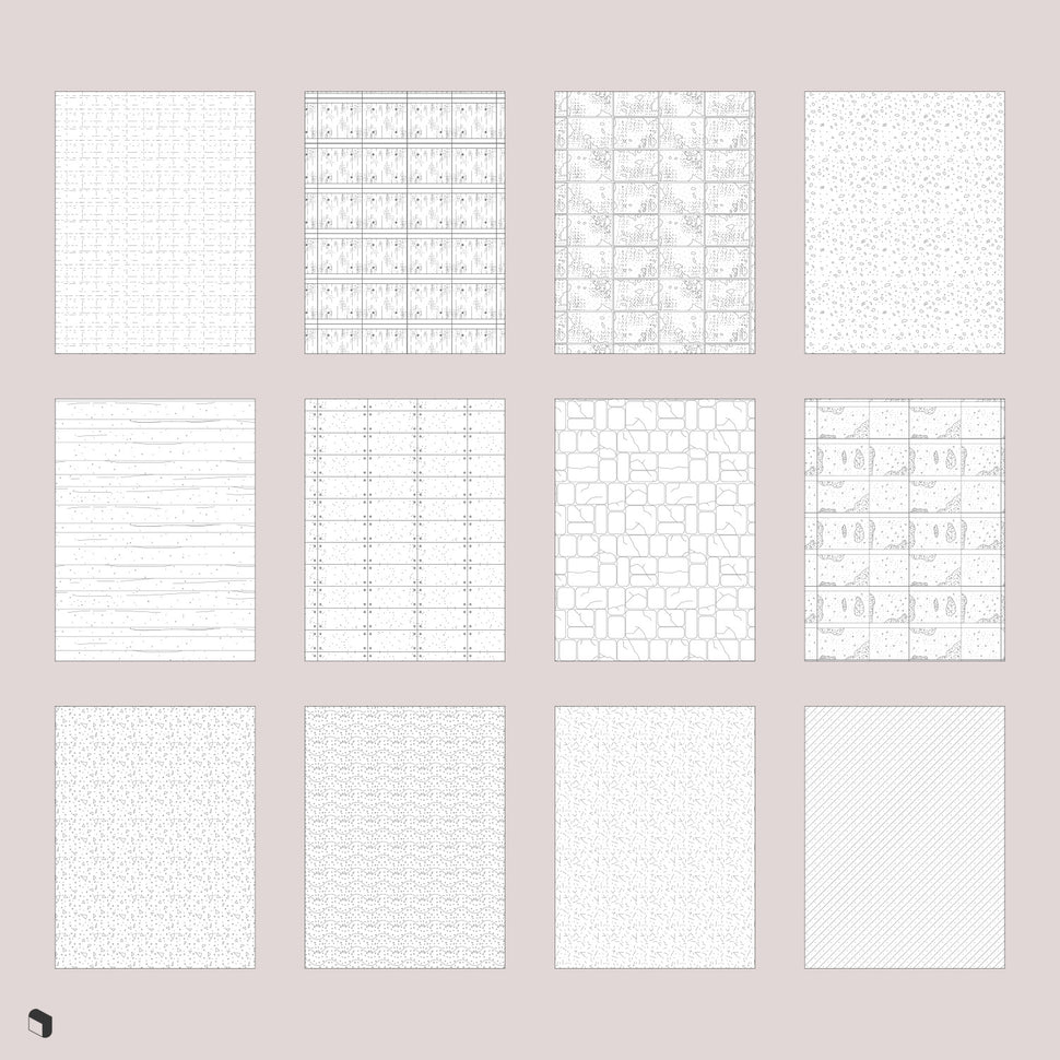 Concrete Patterns Revit 3D Model | BIM Asset | Toffu Co