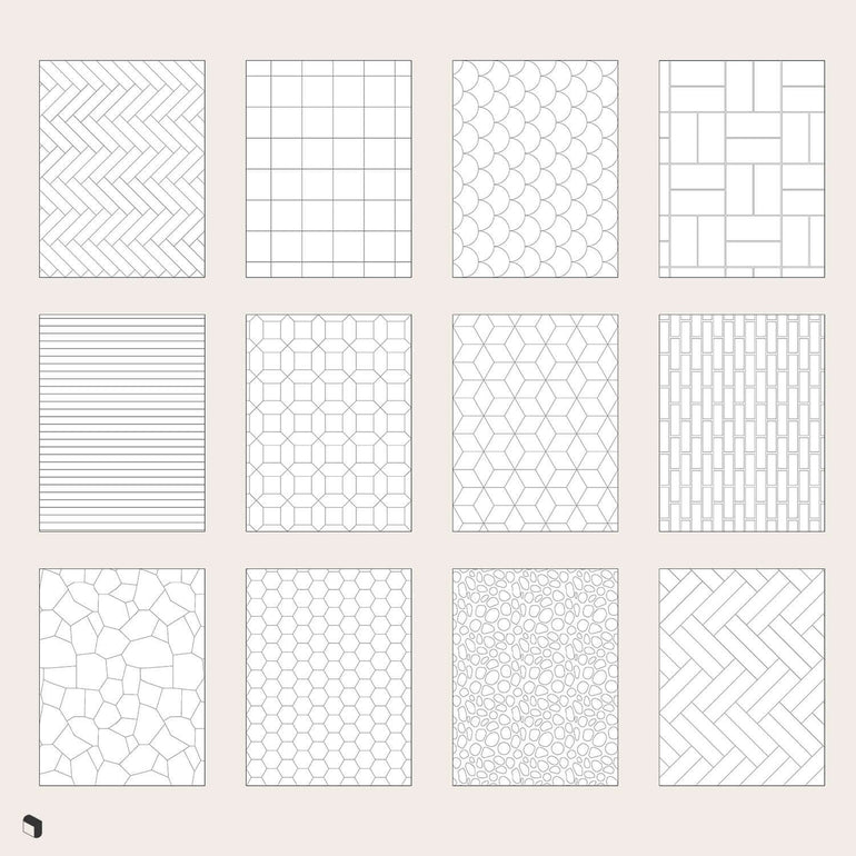 Diagonal Pattern Rvt 3D Model Revit Hatch Patterns – Toffu Co