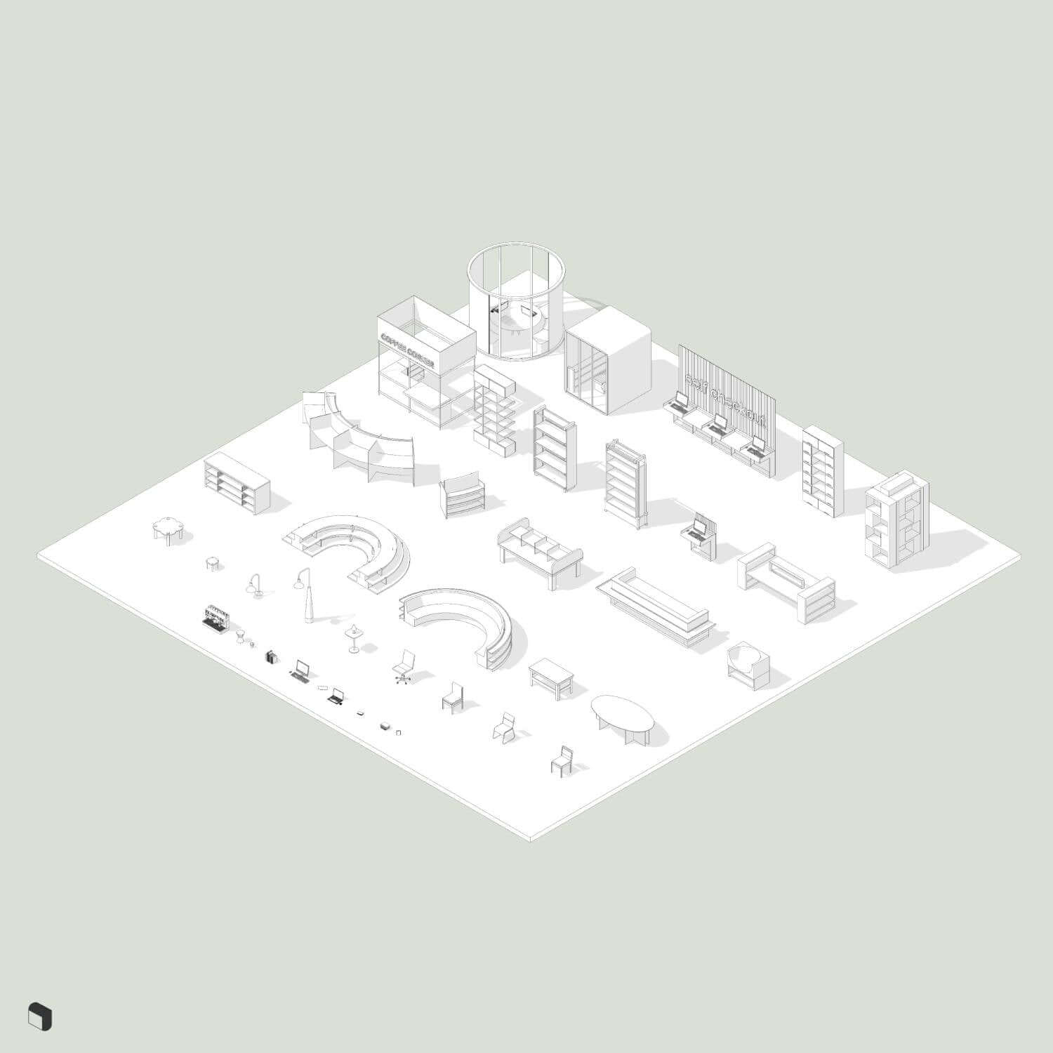Autodesk Model Library 3D Model Revit Library 3 – Toffu Co