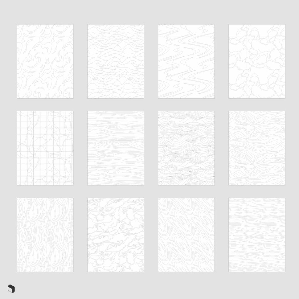Water Patterns Revit 3D Model | BIM Asset | Toffu Co