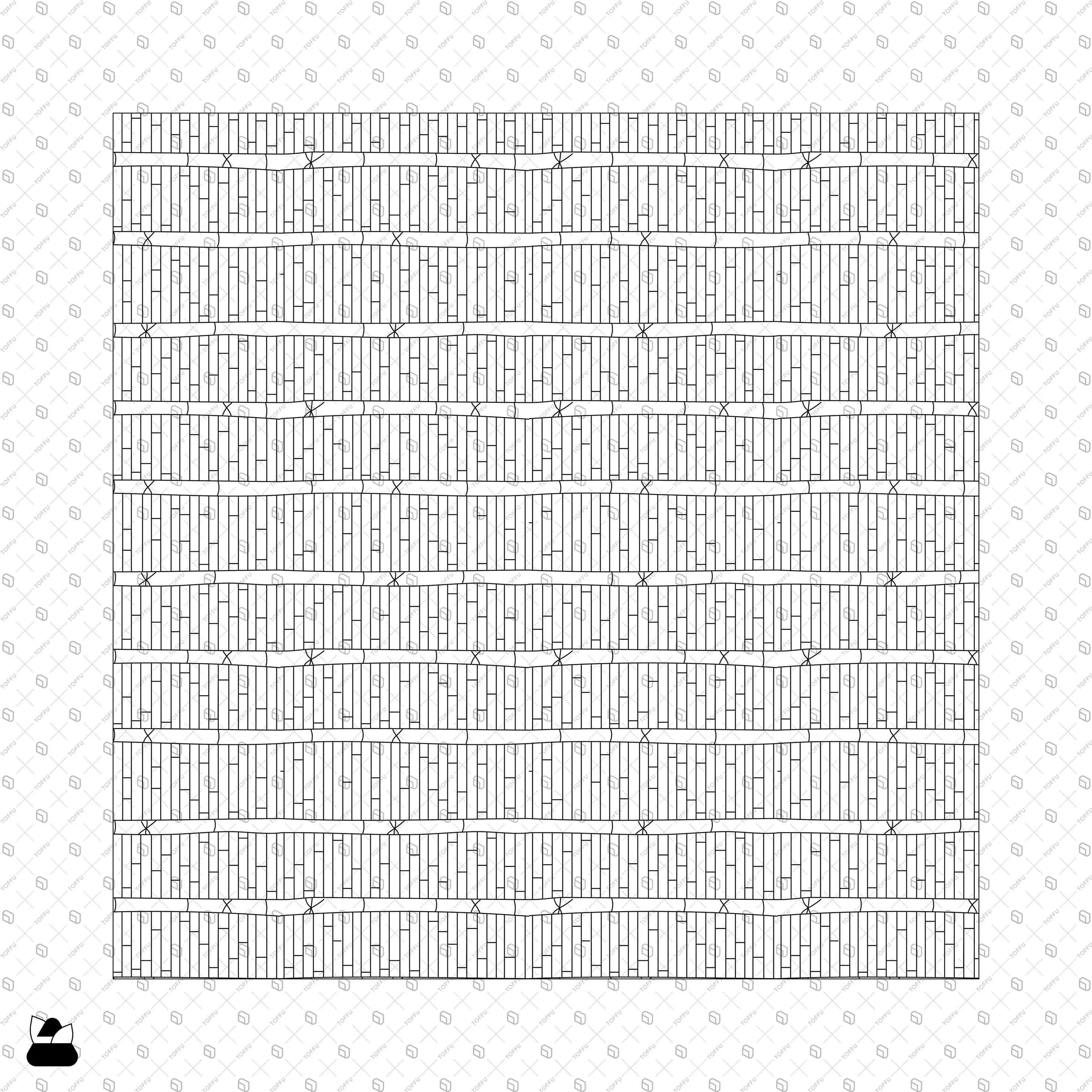 Swatch Bamboo Patterns Digital Artwork drawings | Toffu Co