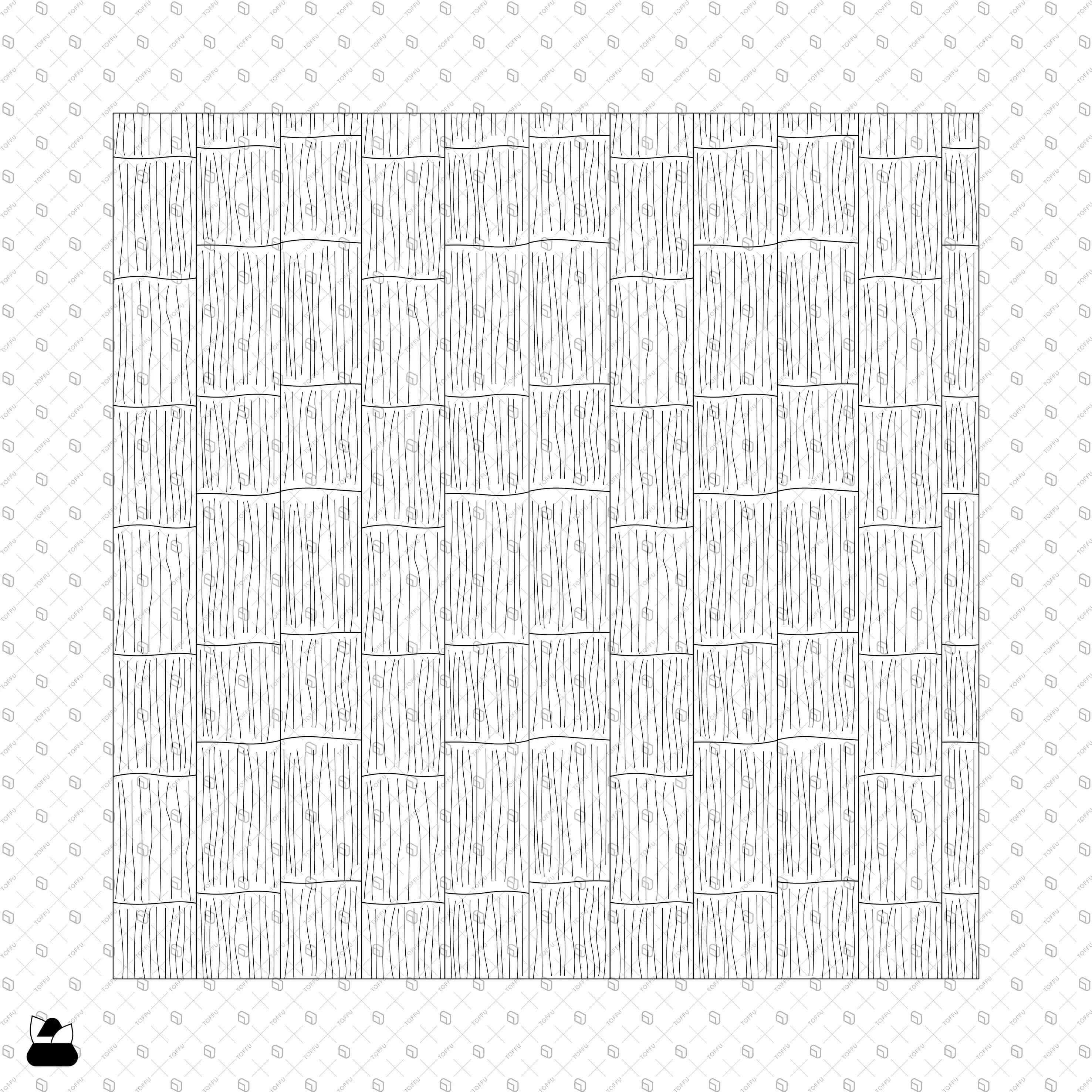 Swatch Bamboo Patterns Digital Artwork drawings | Toffu Co