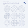 Swatch Decorative Tiles Patterns Digital Artwork drawings | Toffu Co