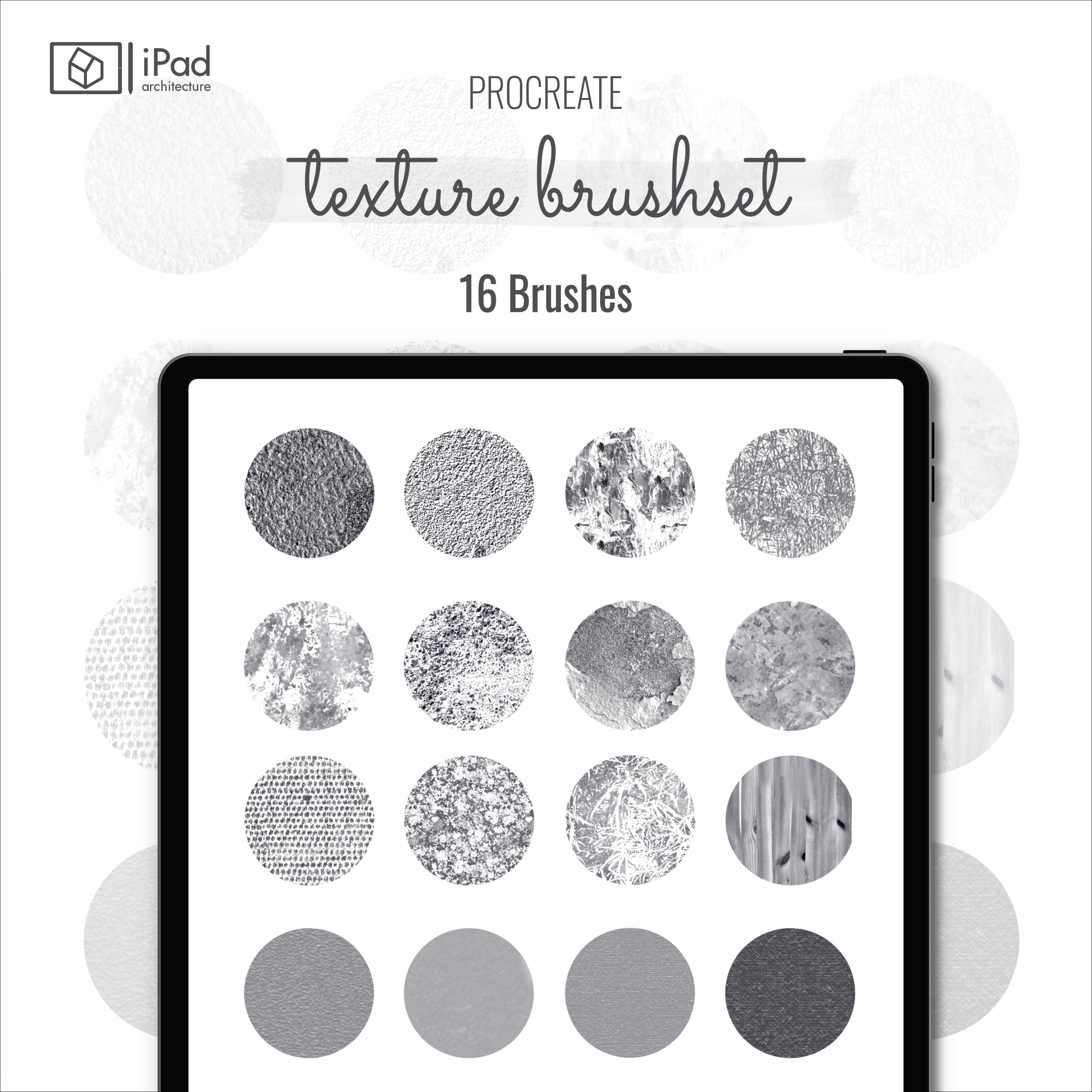 Procreate Texture Brushset PNG - Toffu Co