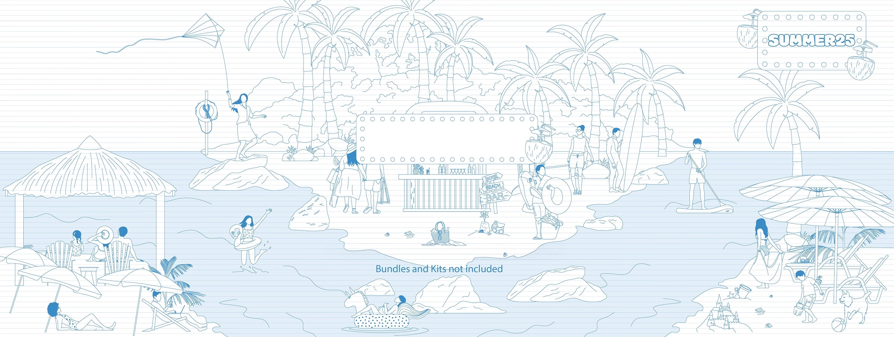 Toffu Architecture Summer Sale Header Illustration