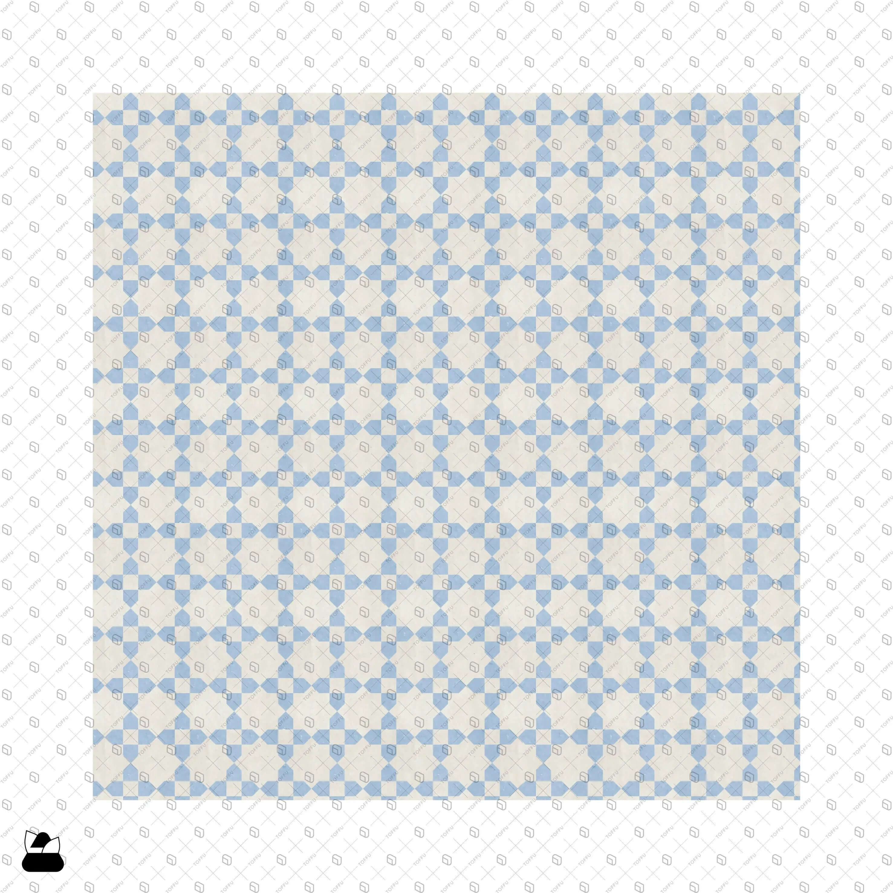 Swatch Zellige Mosaic Tiles Digital Artwork drawings | Toffu Co