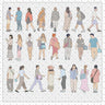 Flat Vector Human Figures Outline and Vectors 2 Digital Artwork drawings | Toffu Co