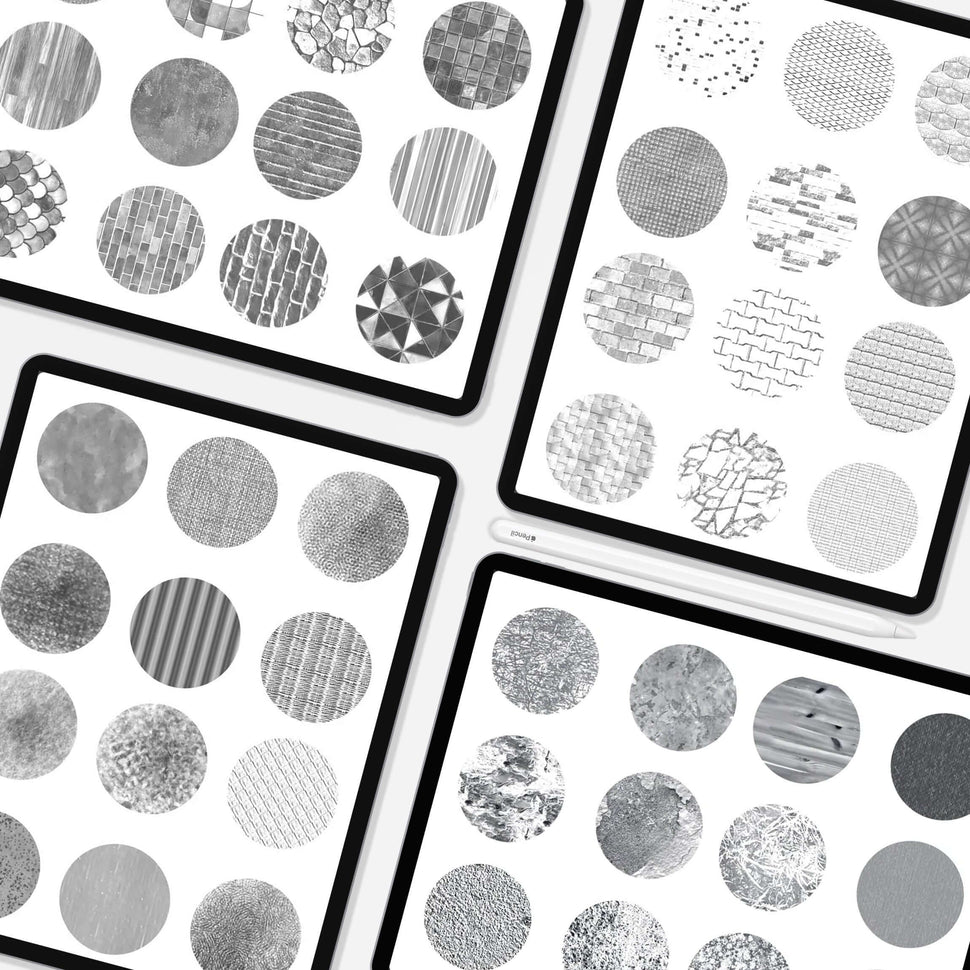 Procreate Vector Texture Procreate Texture Bundle | Toffu Co