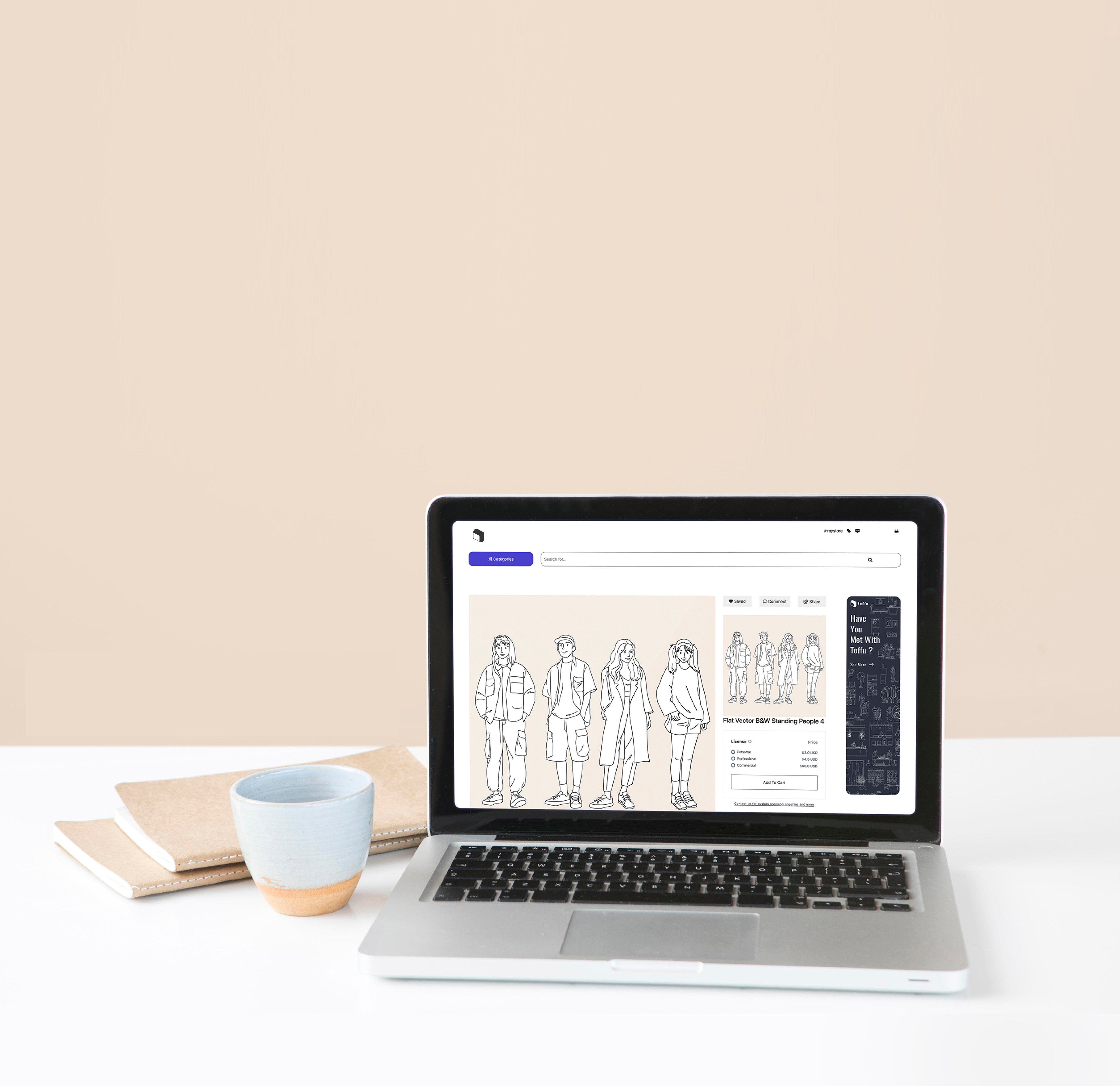 Toffu Creator Daniela jarrin Sanchez illustrations