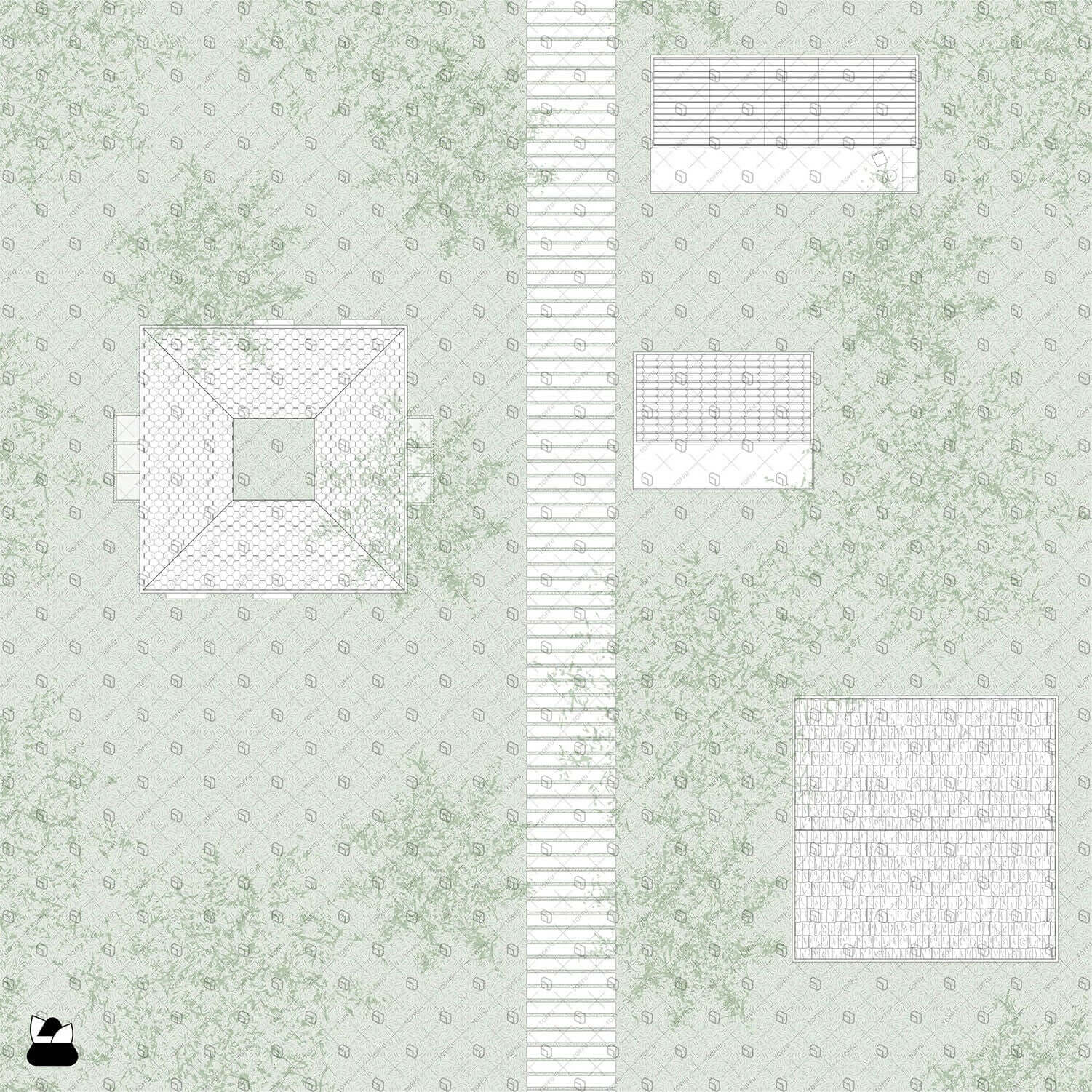 Swatch Roof Covering Patterns Digital Artwork drawings | Toffu Co