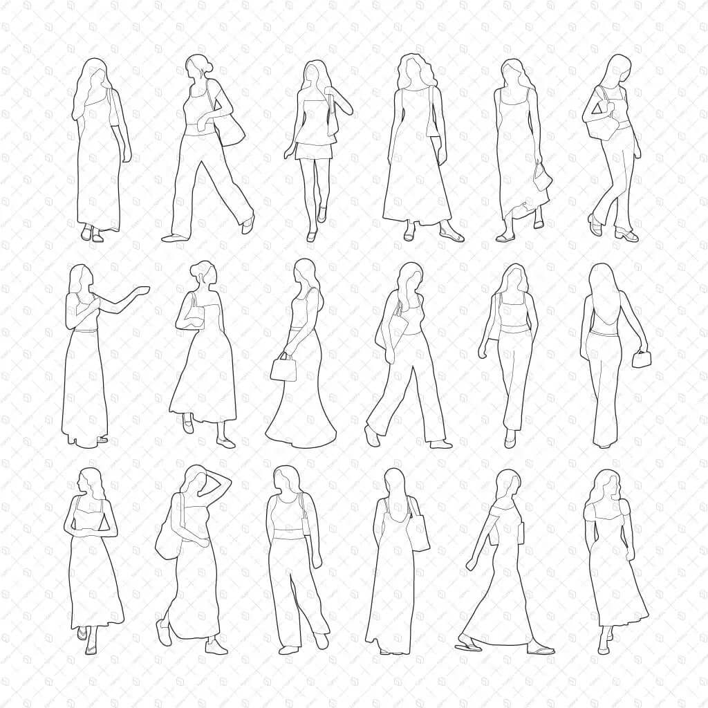 Flat Vector A Summer's Day Digital Artwork drawings | Toffu Co