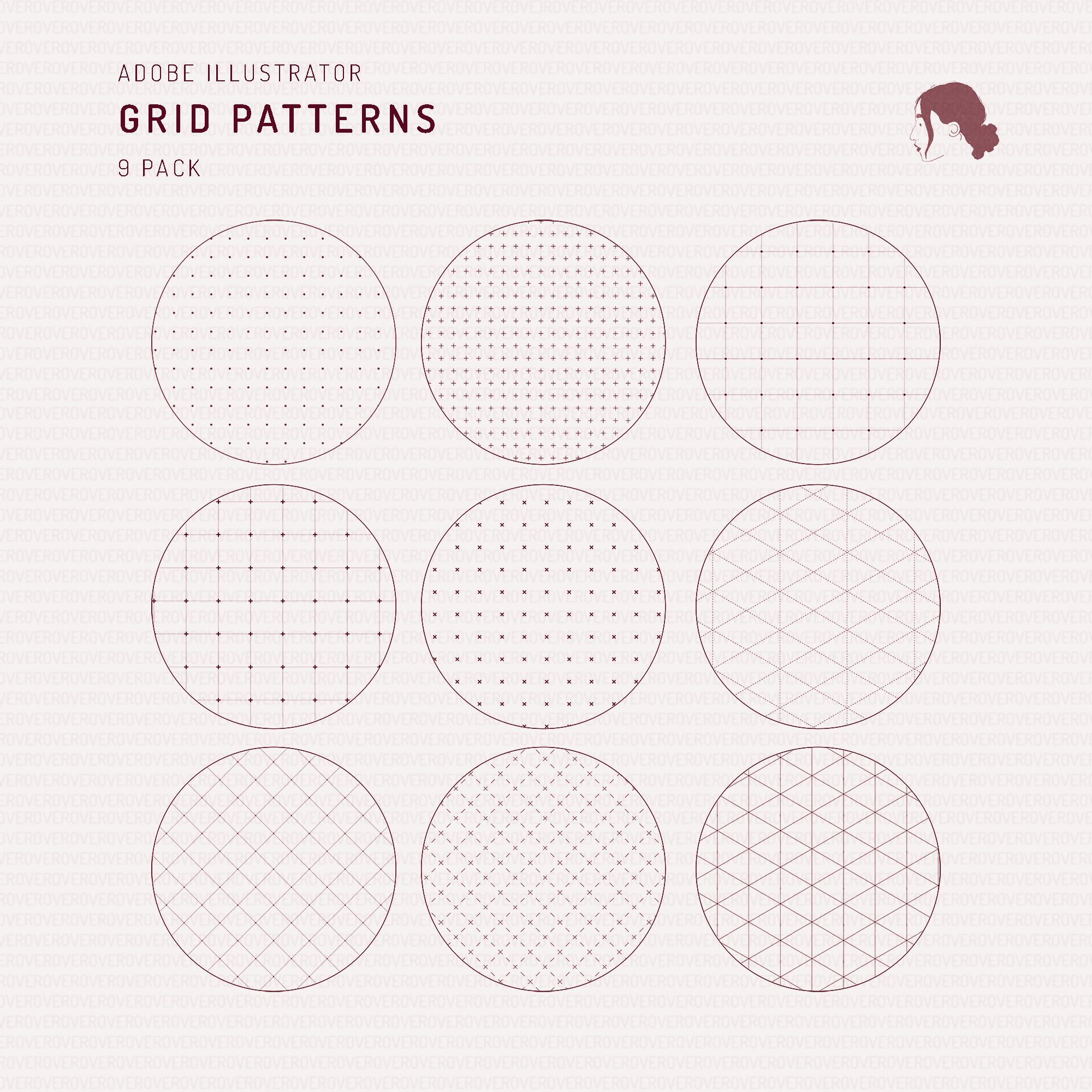 Swatch Grid Patterns Digital Artwork drawings | Toffu Co