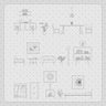 Flat Vector Modern Retro Style Home Interior Digital Artwork drawings | Toffu Co