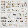 Flat Vector Kitchen Detailed Objects Digital Artwork drawings | Toffu Co