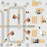 Flat Vector Factory Workers Top View Digital Artwork drawings | Toffu Co
