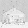 Flat Vector Industrial Office Detailed Section Digital Artwork drawings | Toffu Co