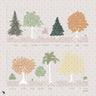Flat Vector Trees with Roots Digital Artwork drawings | Toffu Co