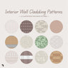 Swatch Interior Wall Cladding Patterns Digital Artwork drawings | Toffu Co